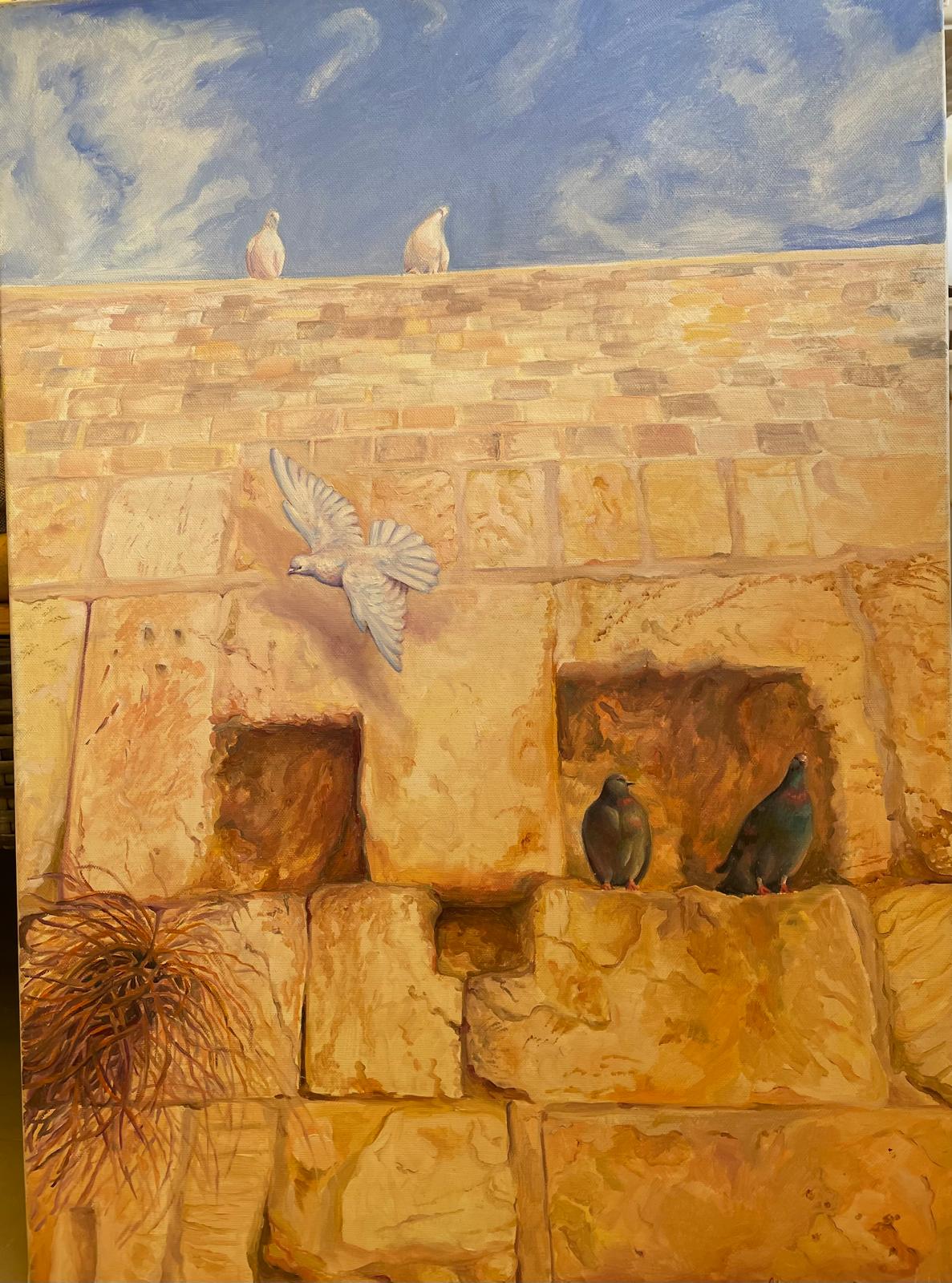 יונים בכותל